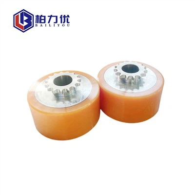 Kółka obrotowe z poliuretanu z hamulcem